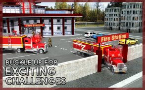 حريق الإنقاذ شاحنة المحاكاة 3D screenshot 5