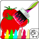 Fruits Coloring Book Game Icon