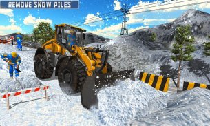 Snow Drive Rescue Plow Excavator 2018 screenshot 3