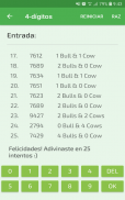 Bulls and Cows screenshot 1