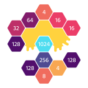 XUP - Hexa Bumble 2048 Game