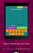 Guess The Person CEO Quiz screenshot 5