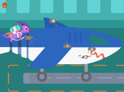 สนามบินไดโนเสาร์ - เกมขับเครื่องบินสำหรับเด็ก screenshot 1