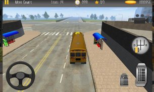 Schoolbus Memandu 3D Sim 2 screenshot 8