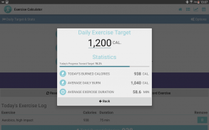 Exercise Calorie Calculator screenshot 9