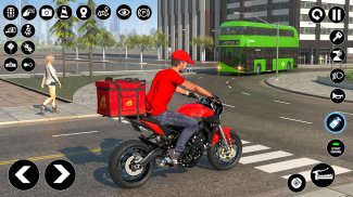 Bike Games Pizza Delivery screenshot 0
