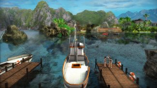 Fishing Boat Driving Simulator : Ship Games screenshot 0