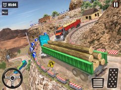 Offroad Snow Trailer Truck Driving Game 2020 screenshot 2
