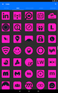 Pink and Black Icon Pack screenshot 13