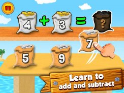 Math Land: adição e subtração screenshot 0