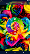 Rainbow Clock HD Wallpapers screenshot 2