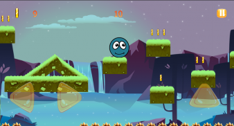 Blue Ball Adventure - Ball in Jungle Adventures screenshot 0