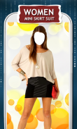 Women Mini Skirt Suit New screenshot 4