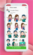 Love Couple WAStickers - Love Stickers 2020 screenshot 2