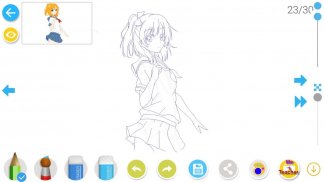 How to draw anime & manga with tutorial - DrawShow screenshot 1