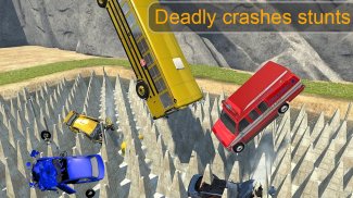 Beam Drive Crash Death Stair Car Crash Accidents screenshot 1