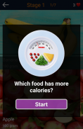 Calorie quiz: Food and drink screenshot 1