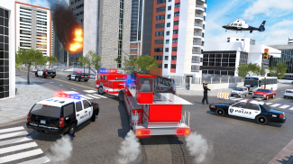 Fire Truck Driving Simulator screenshot 6