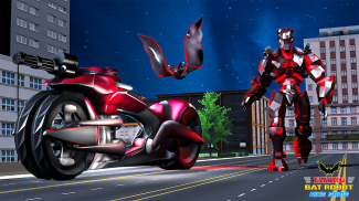 Flying Bat Bike Robot Games screenshot 2