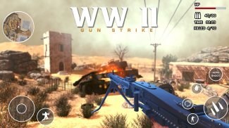 WW2 Gun Strike: World War 2021- Shooting Simulator screenshot 3