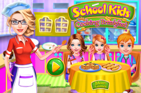 School Kids Cooking Breakfast screenshot 0