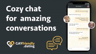 Gay guys chat & dating app - GayFriendly.dating screenshot 4