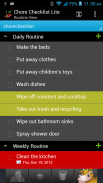 Chore Checklist - Lite screenshot 1