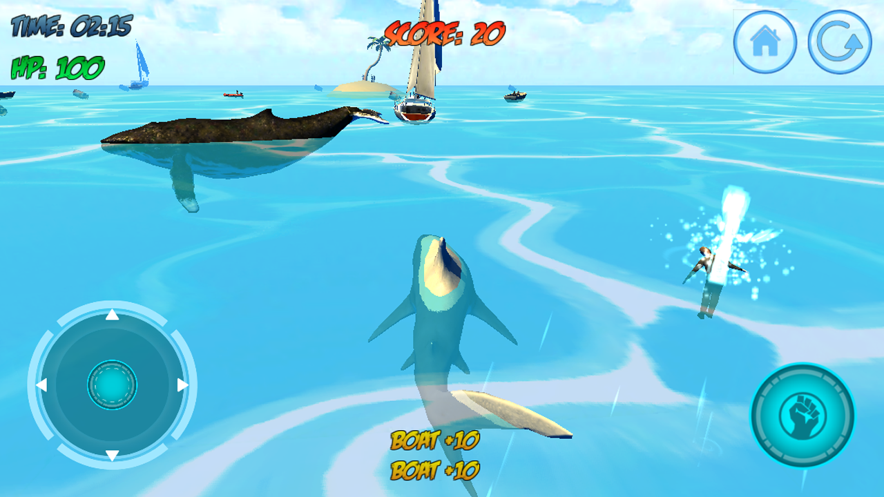 Shark Attack 3d Simulator 1 1 1 Download Android Apk Aptoide - jelly playing roblox shark attack