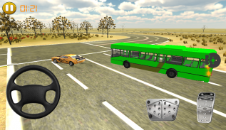 Drag Bus Parking Drift screenshot 1