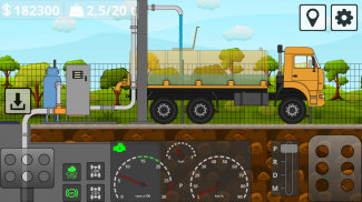 Mini Trucker - 2D offroad truck simulator screenshot 5