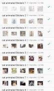 Cat Animated Stickers WAStickerApps screenshot 3