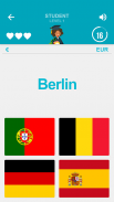 Flaggen und Hauptstädte der Welt Quiz screenshot 1