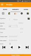 Costeo de Recetas screenshot 5