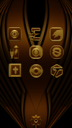 HAMOND gold - Icon pack black screenshot 2