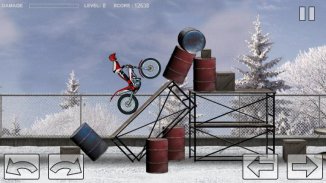 Bike Trial Snow Ride screenshot 1