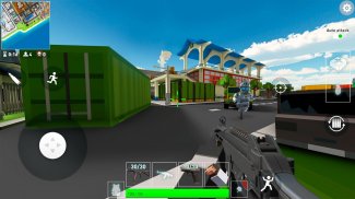 Zona Bahaya Piksel: Penembak FPS screenshot 0