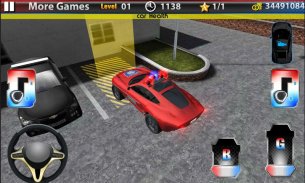 Ô tô xe 3D: Xe cảnh sát screenshot 16