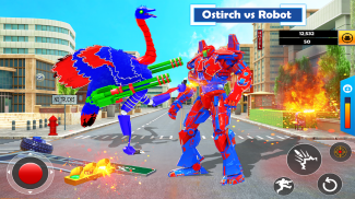 Ostrich Air Jet Robot Car Game screenshot 15