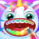 Unicorn Pet Care Little Dentist Game