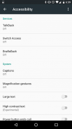 Outils d'accessibilité Android screenshot 1