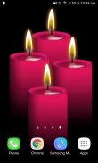 Red Candles Beauty LWP screenshot 2