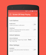 Screen Off Keep Playing screenshot 0