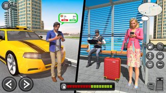 Crazy Taxi Car Driving Game 3D screenshot 1