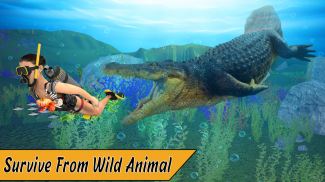 Wild Sarcosuchus Animal Attack - Animal Simulator screenshot 0