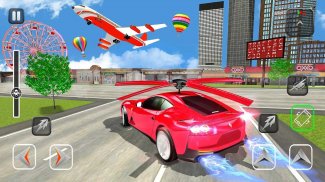 Flying Car Shooting - Car Game screenshot 0