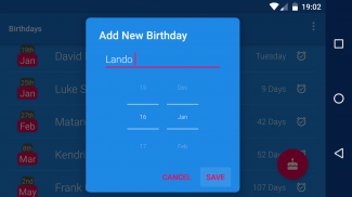 Birthday Reminder screenshot 0