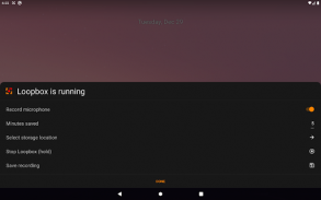 Loopbox - Blackbox audio recorder screenshot 0