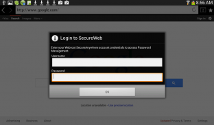 SecureWeb Browser screenshot 3