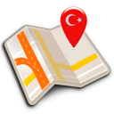 Map of Turkey offline Icon