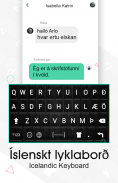 IJslands toetsenbord: IJslands typen screenshot 0